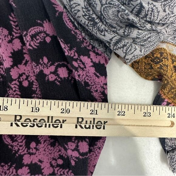 Free People Women's Tunic XS‎ Boho Artsy Lagenlook Colorful Oversized - Picture 8 of 10